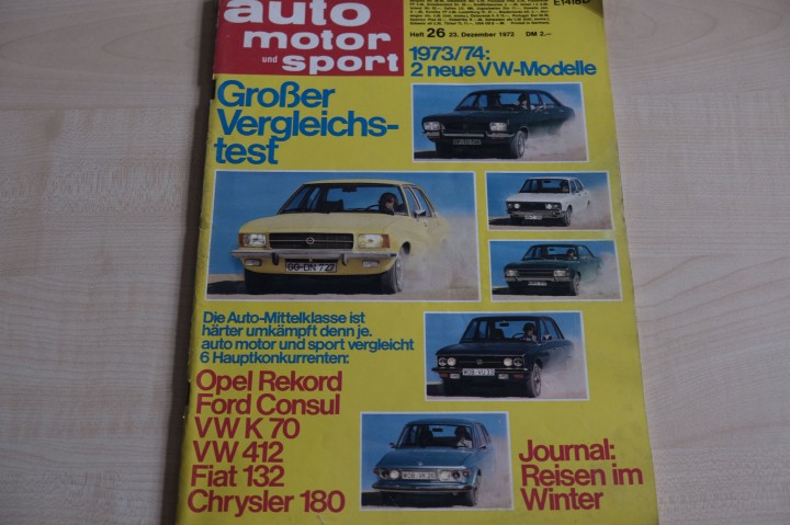 Auto Motor und Sport 26/1972